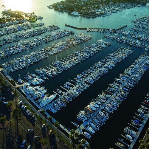 The Alamitos Bay Marina was a design/build project that replaced the existing marina.